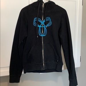 TNA Black Zip Up Hoodie